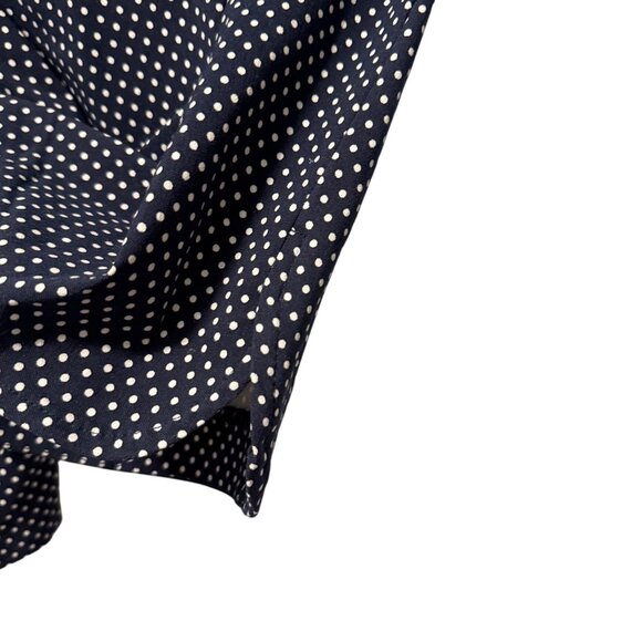 Kate Park Womens 2X Polka Dot Shorts Blue White Polyester & Nylon Blend - Picture 4 of 12